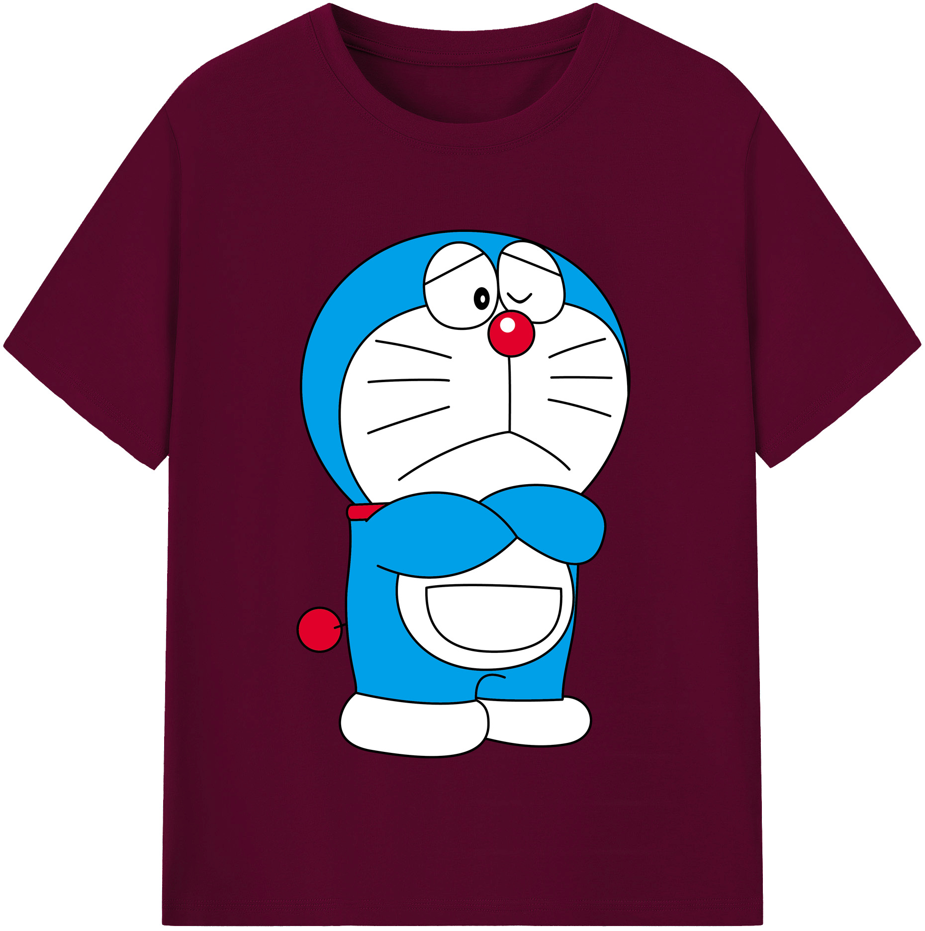（画像用） ドラえもん Doraemon レディースカジュアルプリントTシャツ（綿100％）